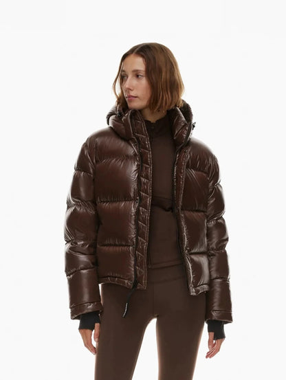 Ferné Glossy Puffer Jacke